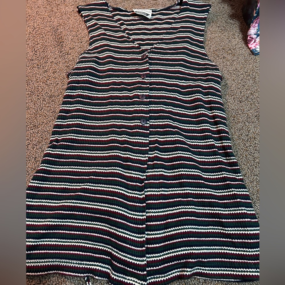 Vintage Lace Up Back Cardigan
